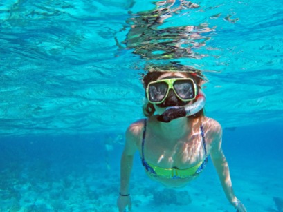Sukee Snorkeling in the Caribbean